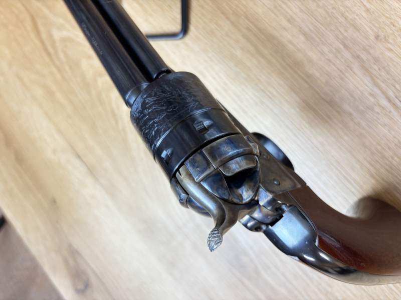 Revolver Hege Richard Mason Army 1871 Convers. 8" Kal. .45LC ++ TOP ZUSTAND ++ Waffen Haider ++ – Bild 2