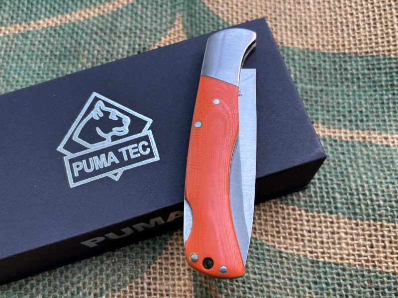 Puma TEC Zweihandtaschenmesser G10. Orange – bilde 4