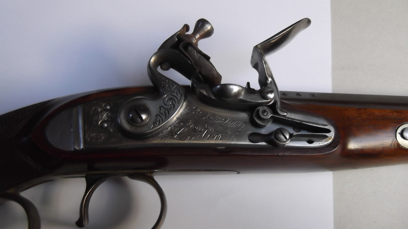 Steinschloss Pistole Parker / London – Bild 2