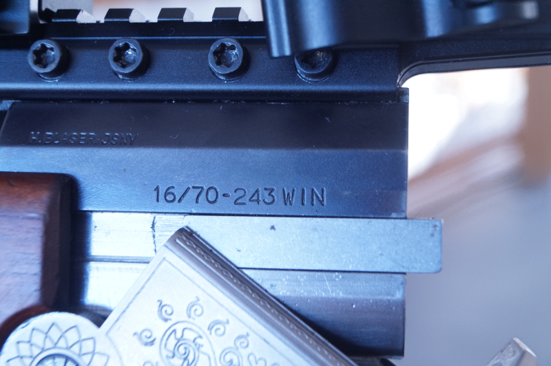 Blaser BBF Kal.16/70- 243 Win. Linksausführung – Bild 5