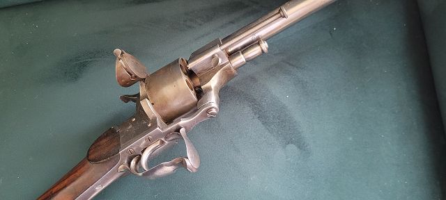 seltenes Lefaucheux-Revolver-Gewehr, ca. 1860 – Bild 2