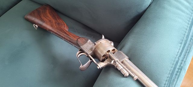 seltenes Lefaucheux-Revolver-Gewehr, ca. 1860 – Bild 3