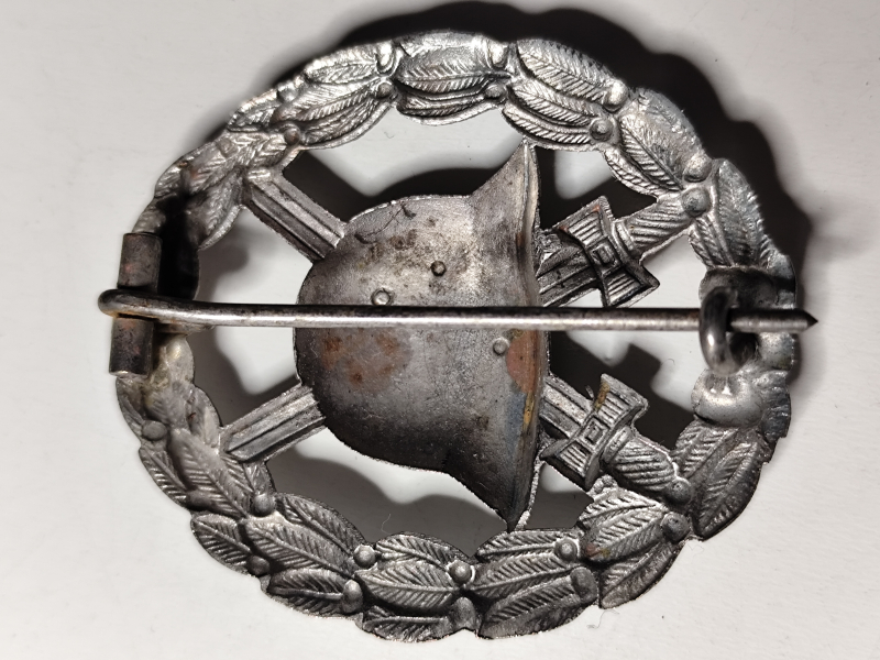 WW1 Verwundeten Abzeichen Silber durchbrochen Original – Bild 2