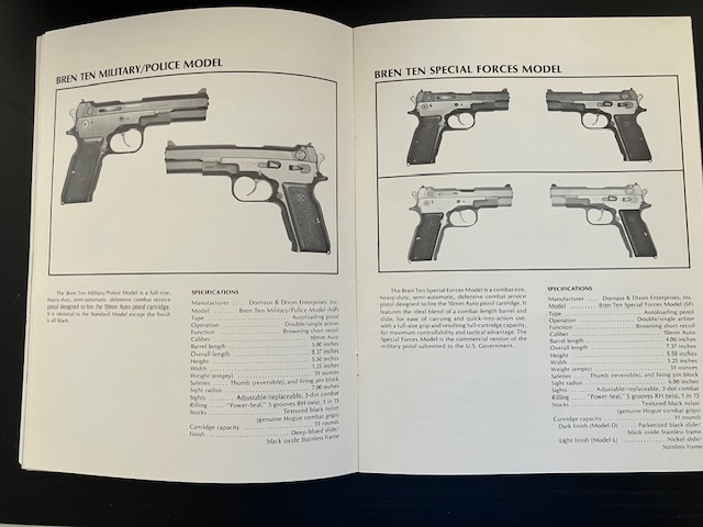 Originalkatalog Bren Ten 10mm Pistole – billede 2
