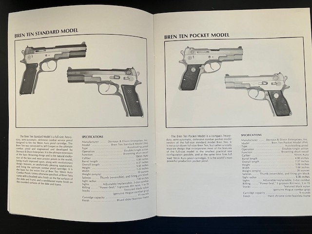 Originalkatalog Bren Ten 10mm Pistole – billede 3