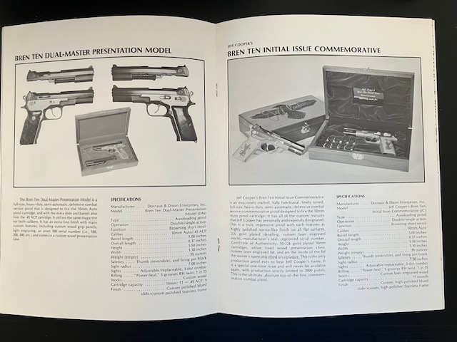 Originalkatalog Bren Ten 10mm Pistole – billede 4