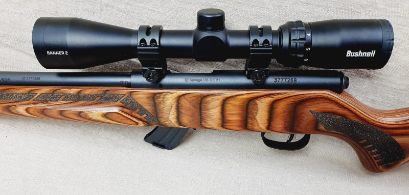 Rep.Büchse Savage Mark II Minimalist braun .22 LR, 18" Lauf,1/2x28 10 RD Magazin + ZF 5/1321 – Bild 2