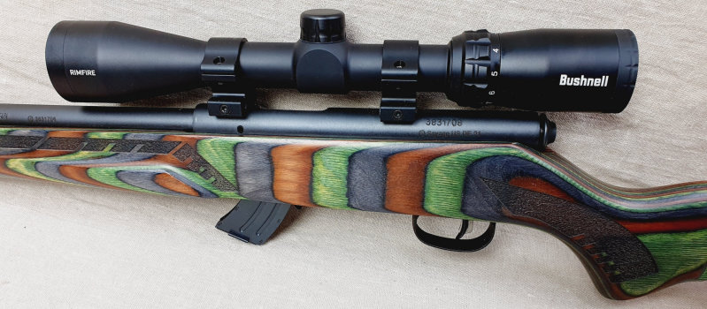 Rep.Büchse Savage Mark II Minimalist grün .22 LR, 18" Lauf,1/2x28 10 RD Magazin + ZF 5/819 – Bild 3