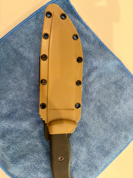 ESEE Model 6 6P-B – schwarze Klinge / grauer Griff – Bild 5