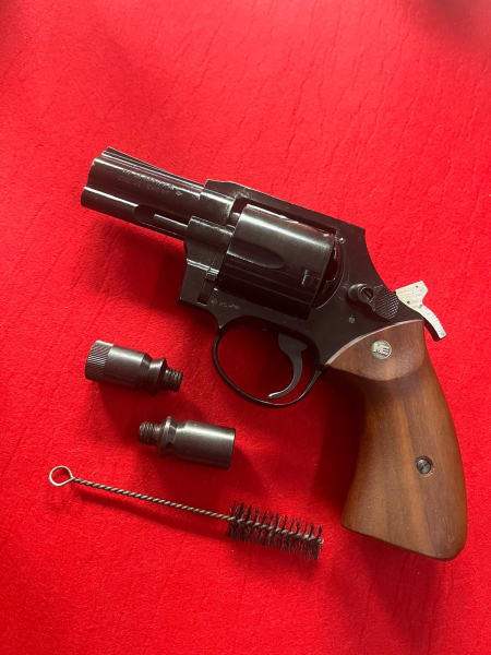ME 45 OFFICER CAL. 45 SHORT, PTB 372, MADE IN WESTGERMANY, mit 25 Platzpatronen von Umarex, Schrecks – billede 3