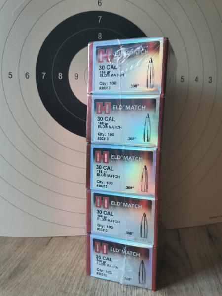 .308 Hornady ELD-Match 155gr – immagine 2