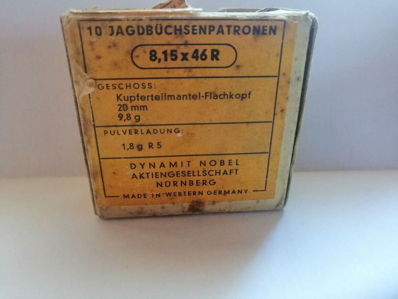 10 Jagdbüchspatronen 8,15 x 46R – slika 2