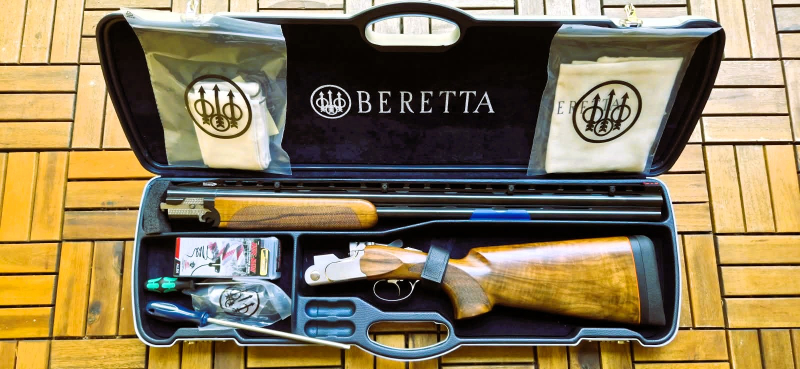 Beretta Bockdoppelflint 692 Trap Kal.12 im Koffer, mit Toni-Schiene und Zubehör – Bild 4