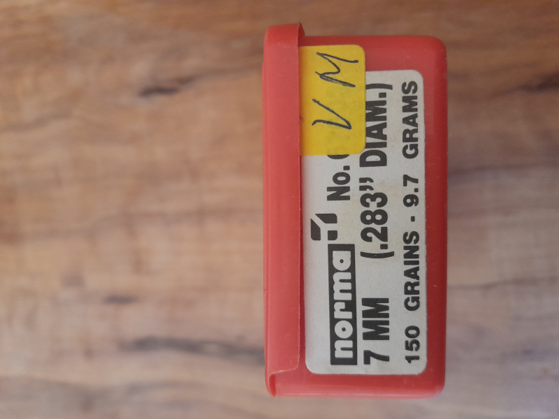 7mm .283 (.284) Norma FMJ VM 150gr. 9,7g. 100Stk. – Bild 2