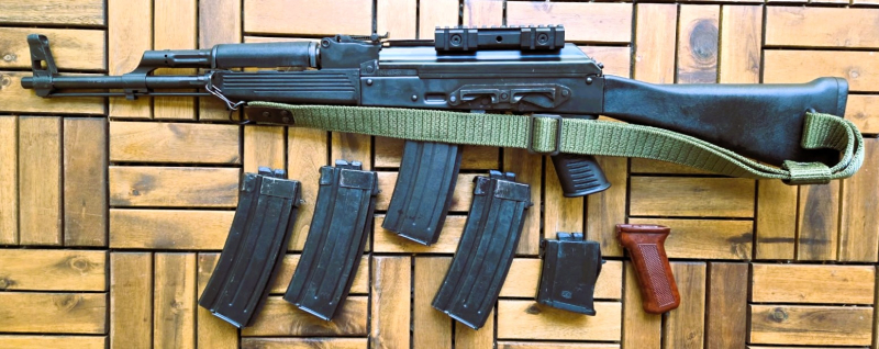 Halbautomatische Büchse von Cugier,AK-Look Kaliber.22 L.r. / .22 lfB – Bild 2