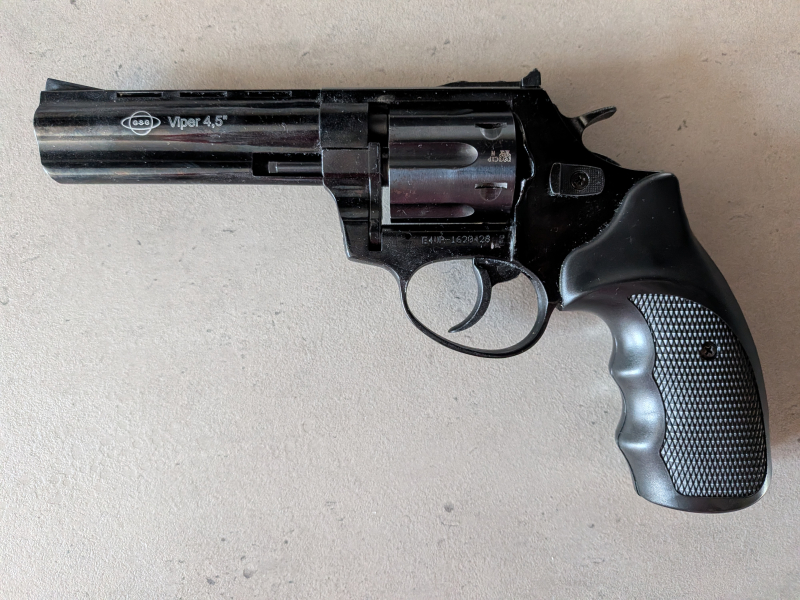 Ekol Viper 4,5 Zoll Schreckschuss Revolver brüniert Kal. 9 mm R.K. – Bild 3