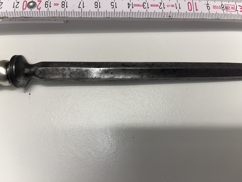 Dolch Stilett mit Silberverzierung.Ca.17 Jhdt – obrázek 5