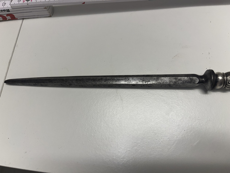 Dolch Stilett mit Silberverzierung.Ca.17 Jhdt – obrázek 6