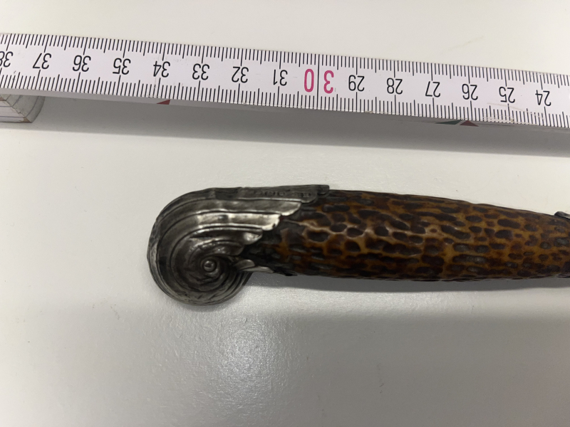 Dolch Stilett mit Silberverzierung.Ca.17 Jhdt – obrázek 3