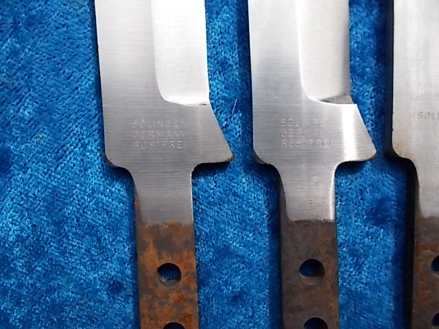 Achtung Sammler 5 Solinger Messerklingen Jagdmesser zum selberbauen no 98 Salut Teile – Bild 2