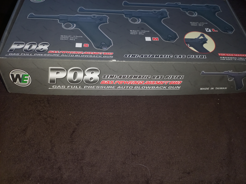 CO2 Pistole P08 für 6mm BB – billede 5