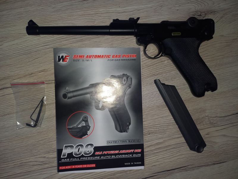 CO2 Pistole P08 für 6mm BB – billede 3
