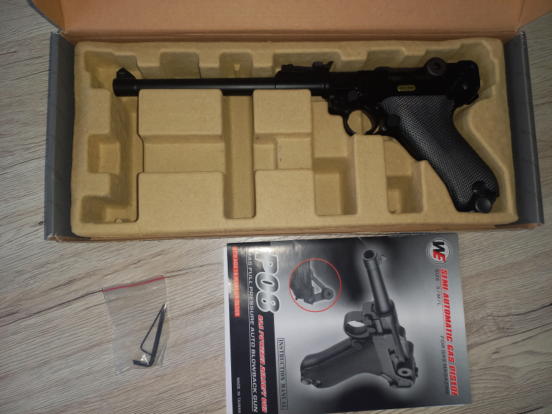 CO2 Pistole P08 für 6mm BB – billede 2