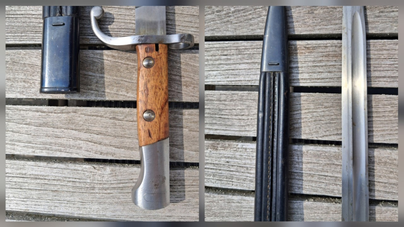 Bajonett Brasilien M1908/34 für Mauser 98 – Bild 4