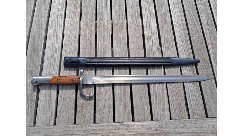 Bajonett Brasilien M1908/34 für Mauser 98 – Bild 3