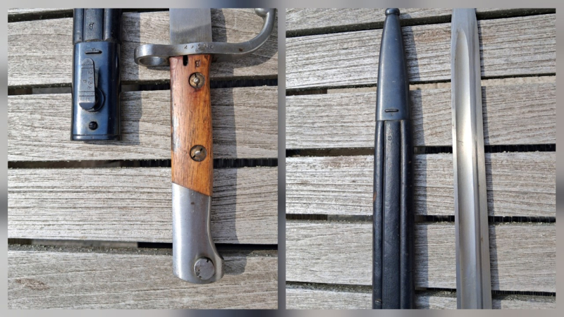 Bajonett Brasilien M1908/34 für Mauser 98 – Bild 5