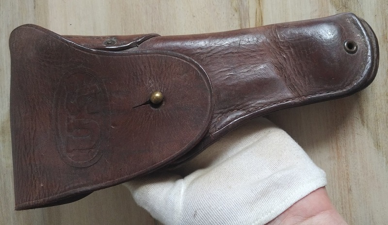 Nr.2: Original Colt 1911 Pistolentasche M1916, Weltkriegsfertigung 1942, Herstellerkennung Boyt 42 – Bild 1