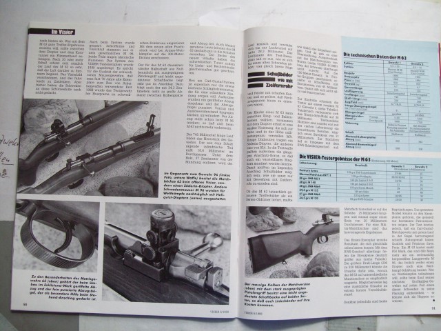 Visier - Heft : ** Schwedenmauser M 63 ** – billede 1