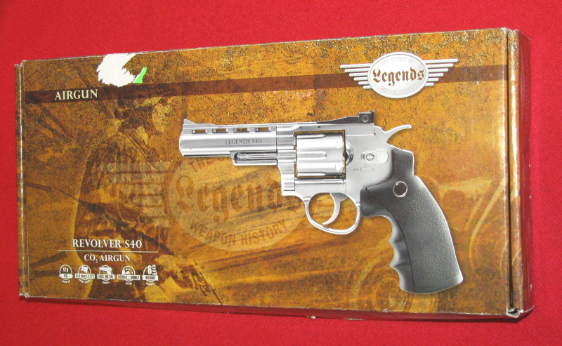 CO2 Revolver aus der LEGENDS - Serie, ein S 40 mit F - Zeichen in CAL. 4,5mm – Bild 2