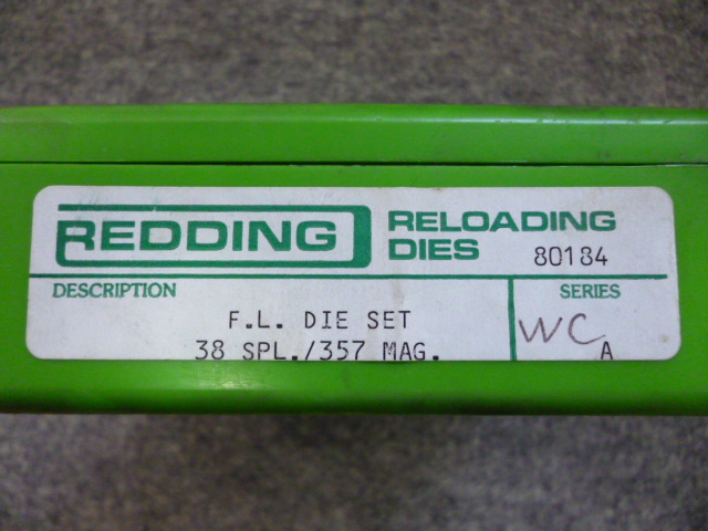 1 Redding FL DIE SET .38Spec/.357Mag – imagen 1