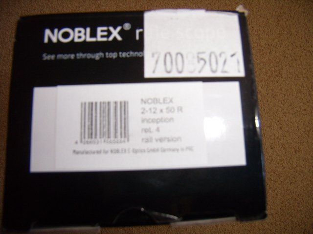 Zielfernrohr Noblex 2-12X50R mit Schiene – obrázek 1