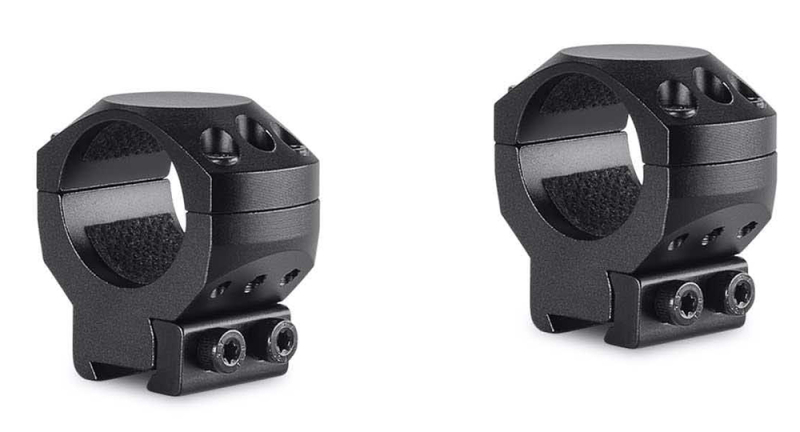 HAWKE Taktische Ringmontage 1Paar: 1Zoll 25,4mm für 9-11mm Schiene Bauhöhe Mittel > 3xTorx Sicherung – Bild 1