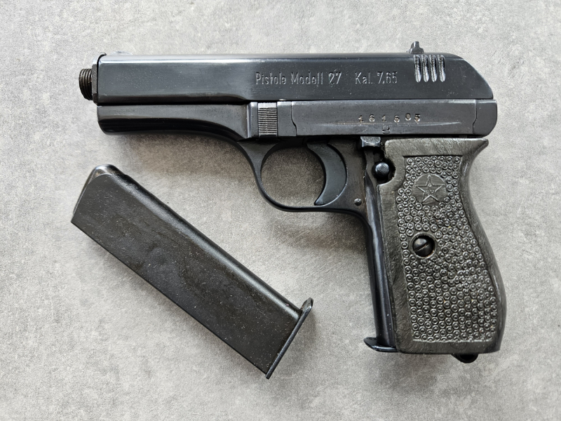 Halbautomatische Pistole Brünner Waffenwerke Pistole Modell 27 im Kaliber 7,65 mm Browning – Bild 2