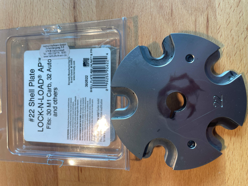 Hornady Lock-N-Load Shell Plates #22 30M1 Carbine – Bild 1