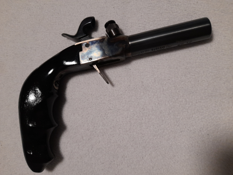 Davide Pedersoli Derringer Vorderlader Pistole Liegi cal.44 – Bild 3