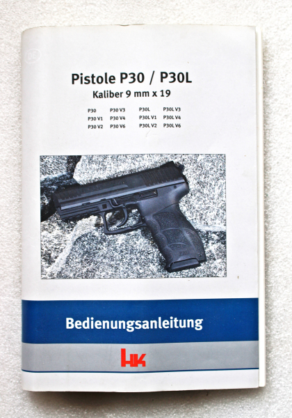 Original HECKLER & KOCH P30/P30L Bedienungsanleitung – Bild 1