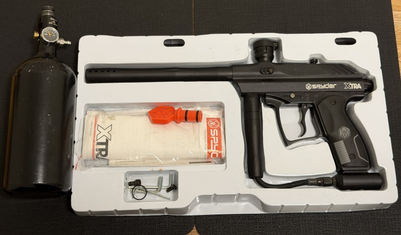 Spyder Xtra Paintball Markierer .68 Black OVP – Bild 3