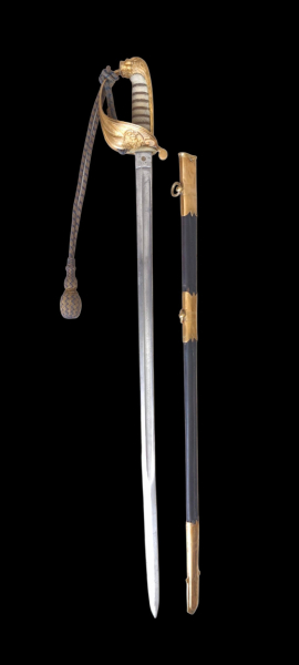 Zeremonieller Säbel Royal Navy Reserve 1860 – billede 3