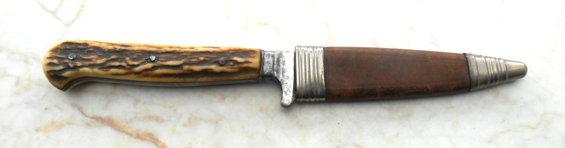Jagd Messer Lederhose Steckmesser Antik – image 3