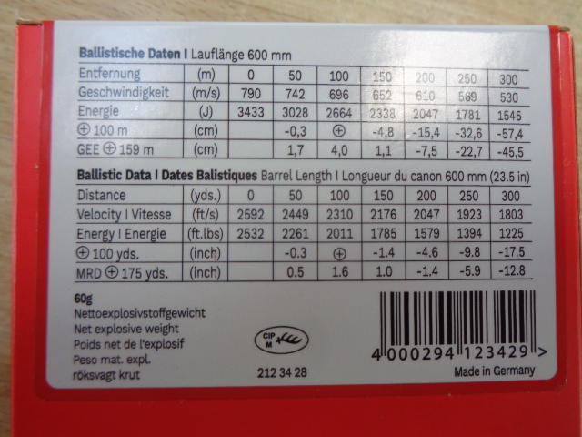 5 Schachteln (100 Stück) Patronen Geco (RWS/RUAG) 308 Win., 11,0 Gramm, 170 grain – Bild 4