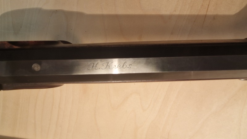 Nachbau Schweizer Scheibenbüchse Stutzer von Hannes Krebs cal.38 Perkussion Gewehr – Bild 3