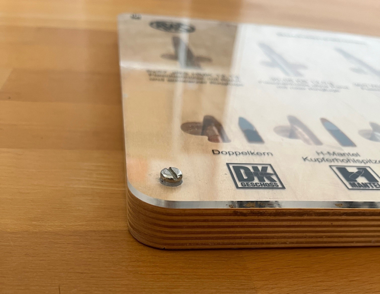 RWS Patronen- und Geschoss-Schautafel – Bild 2