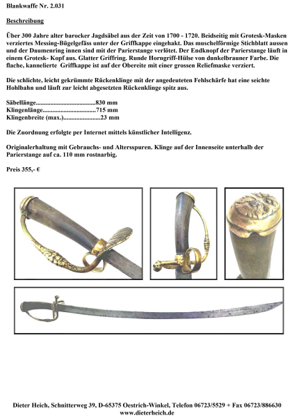Jagdsäbel 300 Jahre – 3. kép