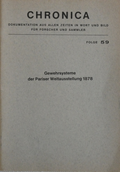 GEWEHRSYSTEME 1878 PARIS – billede 1