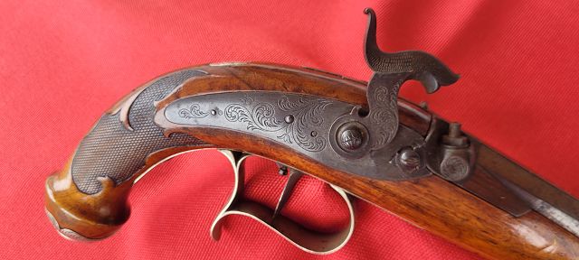 sehr feine deutsche Perkussionspistole, ca. 1840 – Bild 6