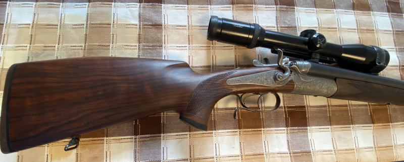 Historischer Hahndrilling von J.Landauer München 8x57 IR mit Einstecklaul – Bild 6